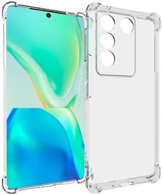 MoreFit Bumper Case for vivo V27 Pro 5G(Transparent, Shock Proof, Silicon, Pack of: 1)