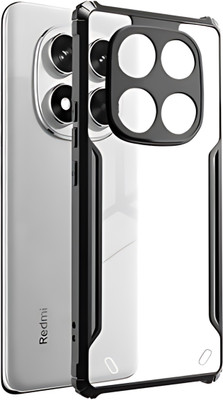 Techforce Front & Back Case for POCO X7 5G, REDMI Note 14 Pro 5G(Transparent, Camera Bump Protector, Pack of: 1)