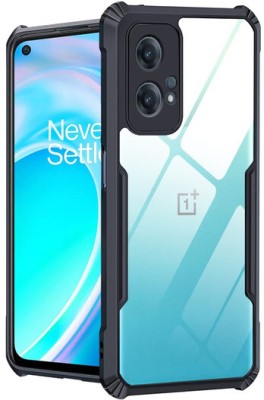 AKSP Bumper Case for Crystal Clear OnePlus Nord CE 2 Lite 5G\OnePlus Nord CE 2 Lite(Transparent, Black, Camera Bump Protector, Pack of: 1)
