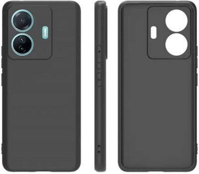 filbay Bumper Case for Vivo T1 44W, iQOO Z6 44W(Black, Flexible, Silicon, Pack of: 1)