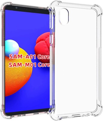 OneLike Bumper Case for Samsung Galaxy A01 Core(Transparent, Shock Proof, Silicon, Pack of: 1)