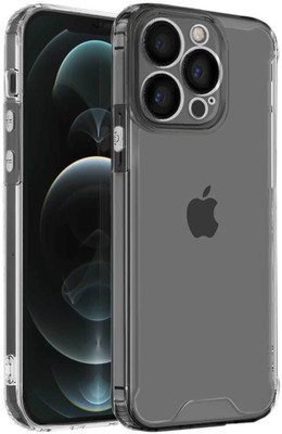WOW Imagine Bumper Case for Apple iPhone 12 Pro Max |Non-Yellowing Ultra Slim Back Cover|Drop & Camera Protection(Black, Shock Proof, Pack of: 1)