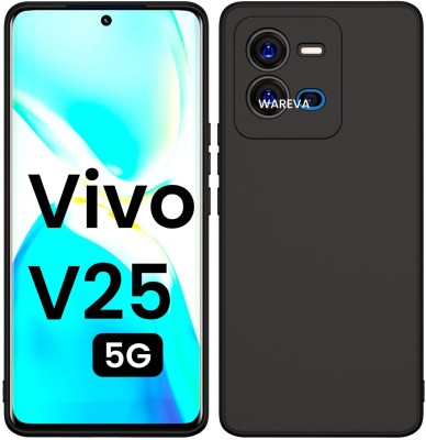 WAREVA Bumper Case for VIVO V25 [5G], VIVO V25, vivo v25 [5g](Black, Dual Protection, Silicon, Pack of: 1)