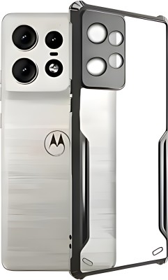 Monogamy Bumper Case for MOTOROLA Edge 50 Pro 5G, MOTO Edge 50 Pro 5G, Back cover(Black, Transparent, Silicon, Pack of: 1)