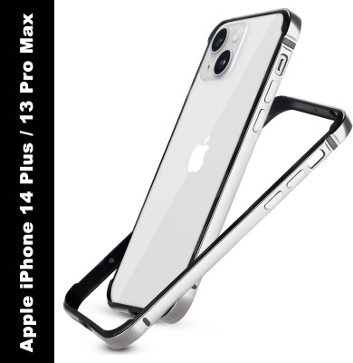 RAEGR Bumper Case for Apple iPhone 14 Plus, iPhone 13 Pro Max(Silver, Pack of: 1)