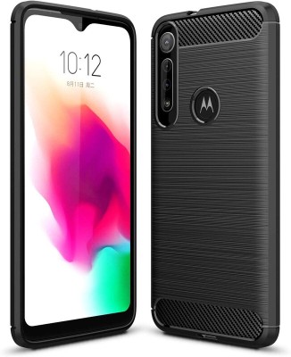 CONNECTPOINT Back Cover for Motorola Moto G8 Play(Black, Shock Proof, Silicon, Pack of: 1)