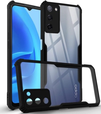 Kreatick Bumper Case for Oppo-A53s (5G), Eagle Back Cover Camera Protection 360 Degree Protection(Black, Shock Proof, Pack of: 1)