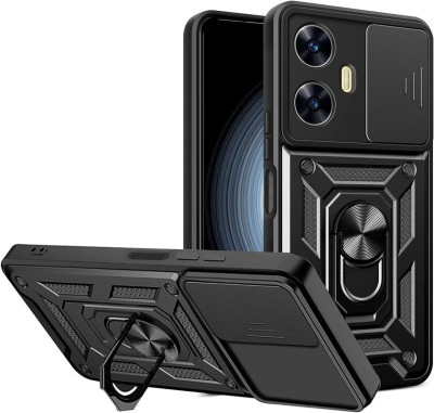 CONNECTPOINT Bumper Case for Realme Narzo N55(Black, Rugged Armor, Pack of: 1)