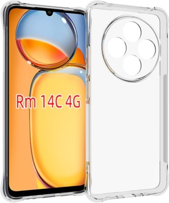 FITSMART Bumper Case for Xiaomi Redmi 14C 5G(Transparent, Shock Proof, Silicon, Pack of: 1)