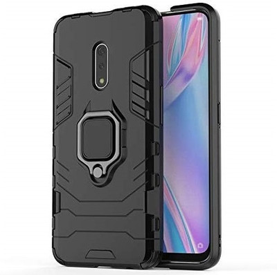 OneLike Bumper Case for OPPO K3(Black, Ring Case, Pack of: 1)