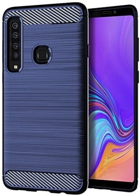 SkyTree Bumper Case for Samsung Galaxy A9 Star Pro(Blue, Shock Proof, Silicon, Pack of: 1)