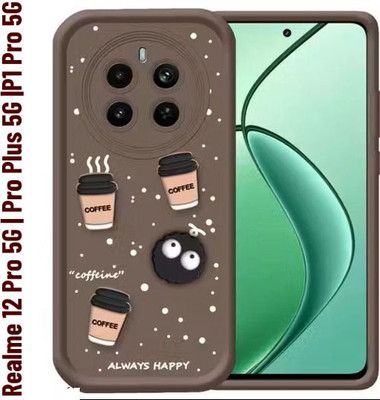 Wellpoint Bumper Case for Realme 12 Pro 5G(Brown, Camera Bump Protector, Pack of: 1)