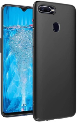 CONNECTPOINT Bumper Case for Oppo F9(Black, Shock Proof, Silicon, Pack of: 1)