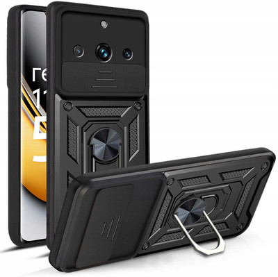 Helix Bumper Case for Realme 11 Pro 5G(Black, Rugged Armor, Pack of: 1)