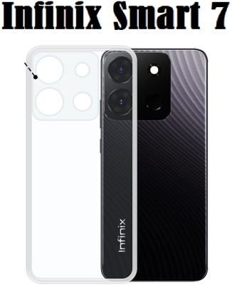 LIKEDESIGN Back Cover for Infinix SMART 7, SMART 7(Transparent, Shock Proof, Silicon, Pack of: 1)