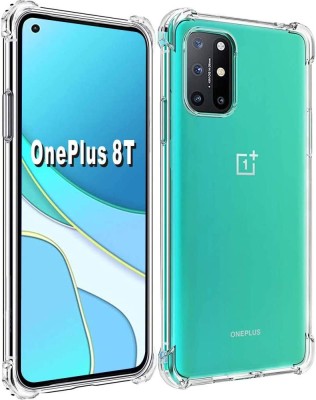 CASE CREATION Bumper Case for Oneplus 8T(Transparent, Camera Bump Protector, Pack of: 1)