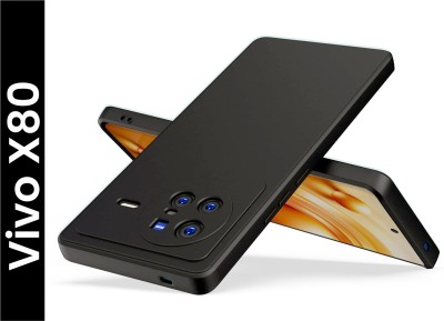 Scobilee Bumper Case for VIVO X80, Back Cover, Mobile Cover, ORIGINAL(Black, Shock Proof, Silicon, Pack of: 1)