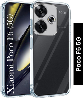 Scobilee Bumper Case for Poco F6 5G(Transparent, Shock Proof, Silicon, Pack of: 1)