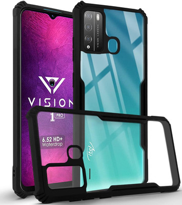 KING COVERS Back Cover for Itel Vision-1 Pro, Eagle Back Cover Camera Protection 360 Degree Protection(Black, Shock Proof, Pack of: 1)
