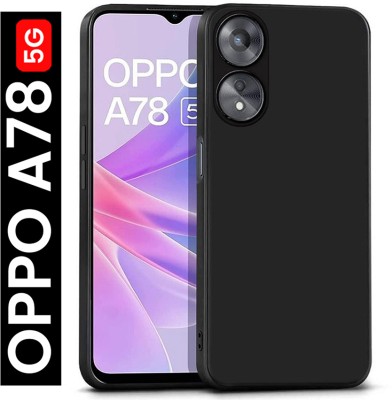 Stunny Bumper Case for OPPO A78 5G(Black, Waterproof, Silicon, Pack of: 1)
