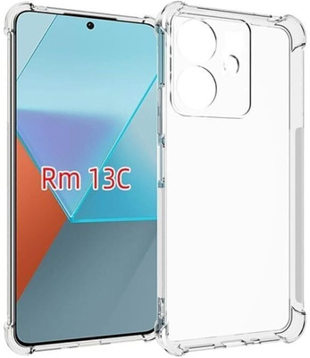 eZell Bumper Case for Redmi 13C 5G(Transparent, Shock Proof, Silicon, Pack of: 1)
