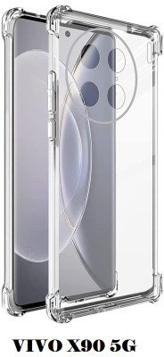 GLOBALCASE Back Cover for vivo X90(Transparent, Shock Proof, Silicon, Pack of: 1)