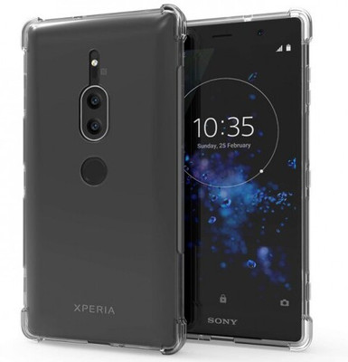 Elica Bumper Case for Sony Xperia XZ2 Premium(Transparent, Shock Proof, Silicon, Pack of: 1)