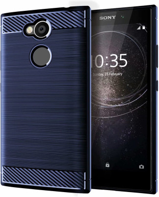 SmartPoint Bumper Case for Sony Xperia L2 Dual(Blue, Grip Case, Silicon, Pack of: 1)