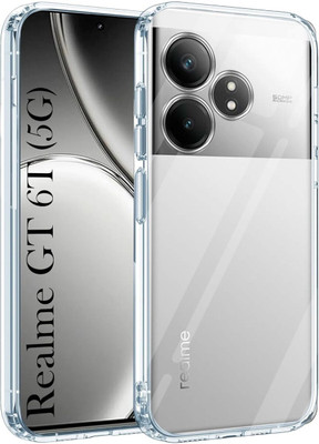 Hydbest Bumper Case for RealMe GT 6T 5G(Transparent, Camera Bump Protector, Silicon, Pack of: 1)