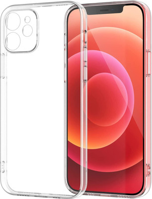 Druthers Bumper Case for Apple iPhone 12(Transparent, Shock Proof, Silicon, Pack of: 1)
