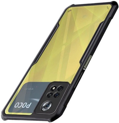 DimRe Bumper Case for Xiaomi Mi Poco X4 Pro 5G - AirEDGE Technology | 360 Degree Camera Protection |Hybrid Case(Black, Flexible)