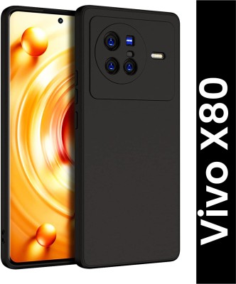 Scobilee Bumper Case for VIVO X80, Back Cover, Mobile Cover, ORIGINAL(Black, Shock Proof, Silicon, Pack of: 1)