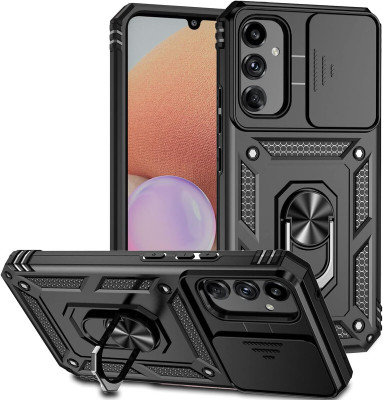 Elica Back Cover for Samsung Galaxy F14 5G(Black, Rugged Armor, Pack of: 1)