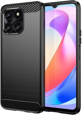 Helix Bumper Case for Honor X6a(Black, Flexible, Silicon, Pack of: 1)