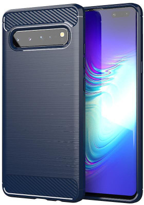 CONNECTPOINT Back Cover for Samsung Galaxy S10 5G(Blue, Grip Case, Pack of: 1)