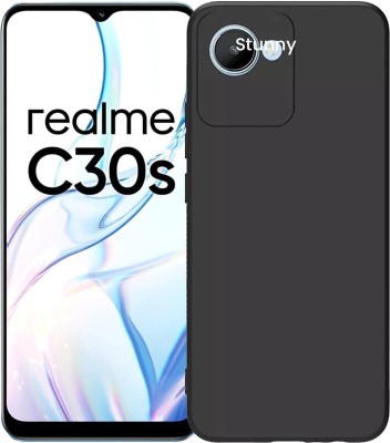 Stunny Bumper Case for REALME C30s(Black, Shock Proof, Silicon, Pack of: 1)