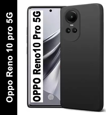 KGL KING Back Cover for Oppo Reno 10 pro 5G(Black, Shock Proof, Silicon, Pack of: 1)