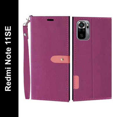 Turncoat Flip Cover for Redmi Note 10, Redmi Note 10S, Redmi Note 11SE(Pink, Grip Case, Pack of: 1)