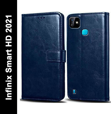 Wynhard Flip Cover for Infinix Smart HD 2021(Blue, Grip Case, Pack of: 1)