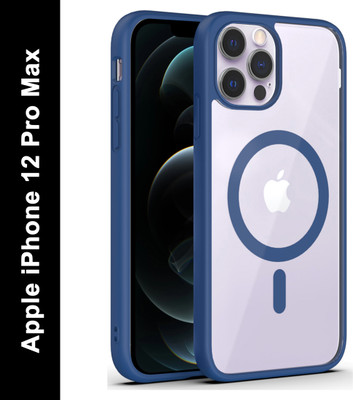 Zapcase Back Cover for Apple iPhone 12 Pro Max(Blue, Magsafe, Pack of: 1)