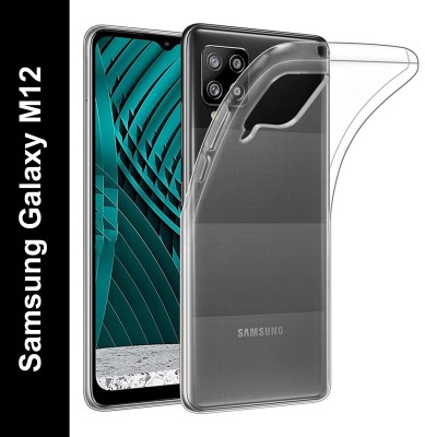 Casotec Back Cover for Samsung Galaxy M12, Samsung Galaxy A12, Samsung Galaxy F12 Clear TPU Case(Transparent, Flexible, Silicon, Pack of: 1)