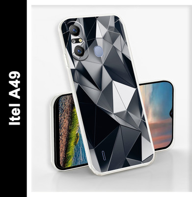 mobom Back Cover for iTel A49(Multicolor, Dual Protection, Silicon, Pack of: 1)