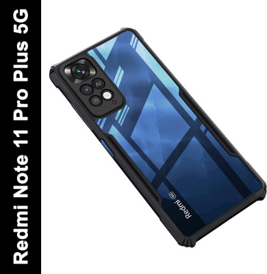 SEVEN7STAR Back Cover for Redmi Note 11 Pro Plus 5G(Black, Dual Protection, Pack of: 1)