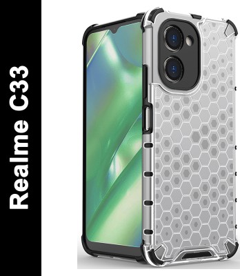 Cover Alive Back Cover for Realme C33(Transparent, Shock Proof, Pack of: 1)