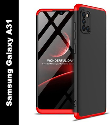 Cermarise Front & Back Case for Samsung Galaxy A31(Red, Dual Protection, Pack of: 1)