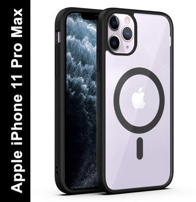 Zapcase Back Cover for Apple iPhone 11 Pro Max(Black, Magsafe, Pack of: 1)