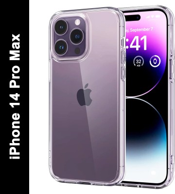 CEDO XPRO Back Cover for iPhone 14 Pro Max(Transparent, Dual Protection, Silicon, Pack of: 1)