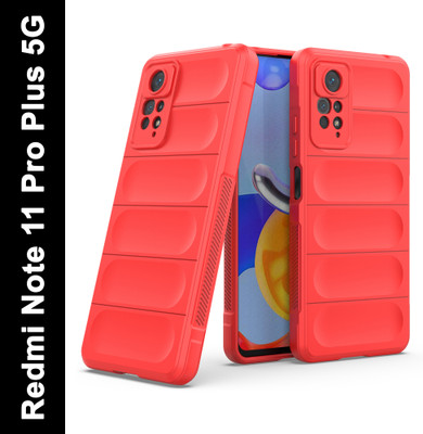 Zapcase Back Cover for Mi Redmi Note 11 Pro Plus 5G(Red, 3D Case, Silicon, Pack of: 1)