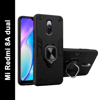 Meephone Back Cover for Mi Redmi 8A Dual(Black, Shock Proof, Pack of: 1)