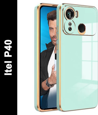 Mobile Mart Back Cover for Itel P40(Green, Grip Case, Pack of: 1)